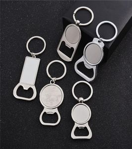 PARTINE faveur sublimation Blank Beer Bottle Opender Keychain Metal Heat Transfert Triprew Clew Ring Household Kitness Tool DD9959324090