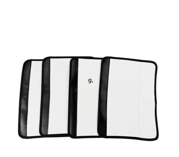 Party Favor Sublimation Blank Neoprene Car Seat Belt Shoulder Pad Holder Cover pour l'impression par transfert thermique DIY Design Personnaliser RRF13300
