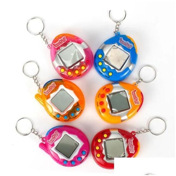 Favor de la fiesta Tamagotchi Toy Funny Electronic Pets Toys 90s Nostalgic 49 en una mascota cibernética virtual Yangcheng Una serie de pasos por pasos DHA53