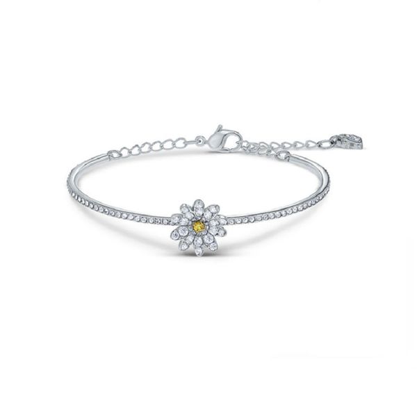 Favor de fiesta La magia del amor Pulsera de margaritas Pulsera de flores de cristal con elemento de golondrina para mujer