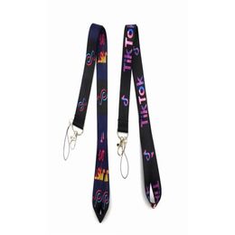 Party Favor Tik Tok Lanyard Bury Black Neck Strap Porte-clés Porte-clés Porte-clés pour clés Téléphones Sacs 20pcs8724591 Drop Livraison Accueil Ga Dhu2Y