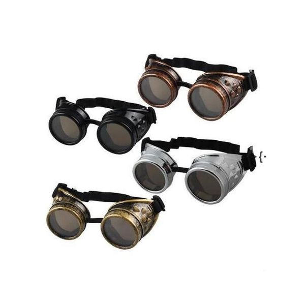 Favor de fiesta unisex gótico vintage estilo victoriano gafas steampunk gafas soldadura gafas punk cosplay rrf11255 entrega de caída jardín de hogar dhj3i