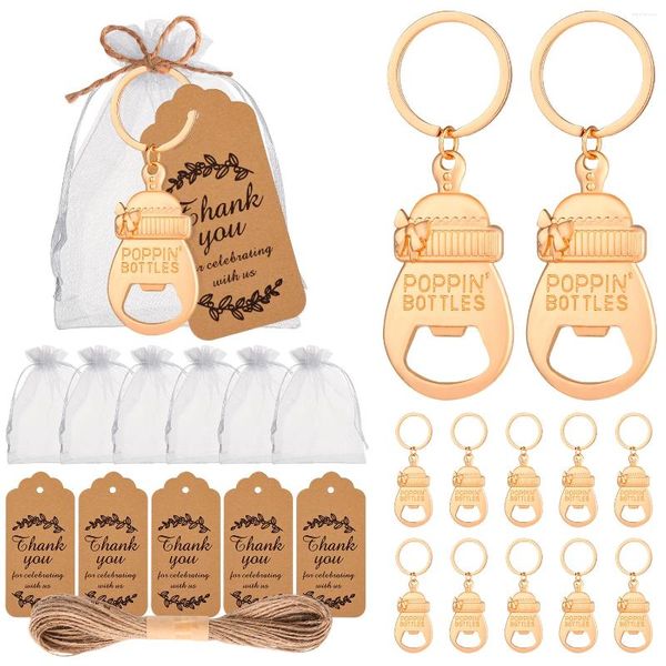 Cadeau de fête pour invités de mariage, ouvre-bouteille, sac de bonbons, douche, mignon bébé, révélation du sexe, décoration d'anniversaire, souvenir