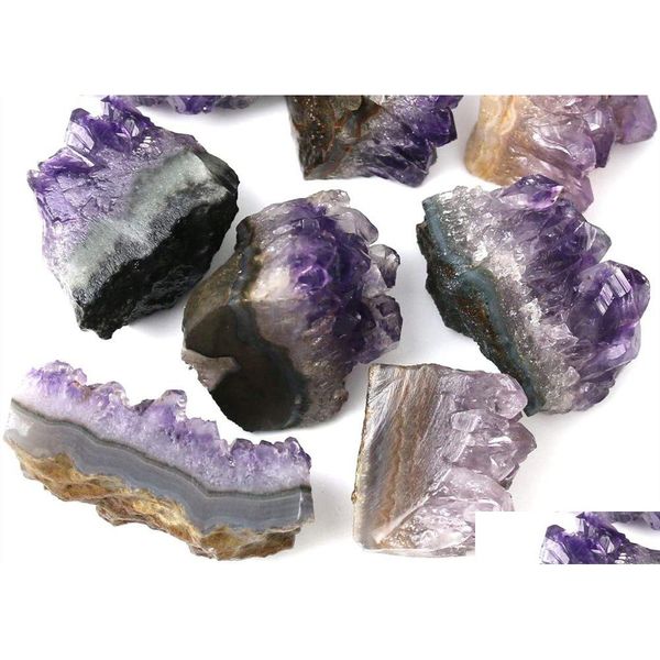 Party Favor Wholesale Amethyst Cluster Clusters For Witchcraft Amethysts Amathesis Crystal Amythestyst Geode Cave Medium Drop Delive Dhr4I
