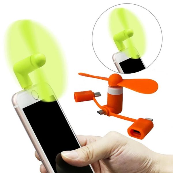 Mini fan portátil del USB de la venta al por mayor del favor de partido por los mejores regalos de la fan del refrigerador de la fan del teléfono celular de Smartphone