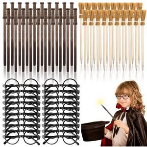 Fête favorable Assistant fournit 40pcs Crayons de baguettes Broom Witch et 20 lunettes de paires pour Halloween