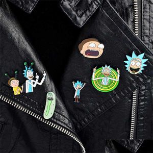 Jeux de fête Artisanat 1000 modèles différents Cartoon S Style Enfants Pin Genius Mad Scientist Badge Boutons Broche Lovers Denim Chemise Revers P Ot2T0