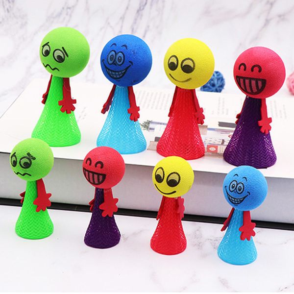 Jeux de fête Artisanat 10 Pcs Poupée En Plastique Drôle Jouet Enfants Jouets Aléatoire Multicolore Enfants Bébé Cadeau Créatif Saut Bounce Elf Anniversaire Fly Man 230613