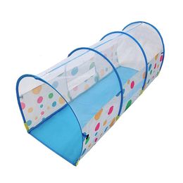 Juegos de fiesta Manualidades Linda tienda de juegos con lunares con juguete de túnel para niños y niñas 230329