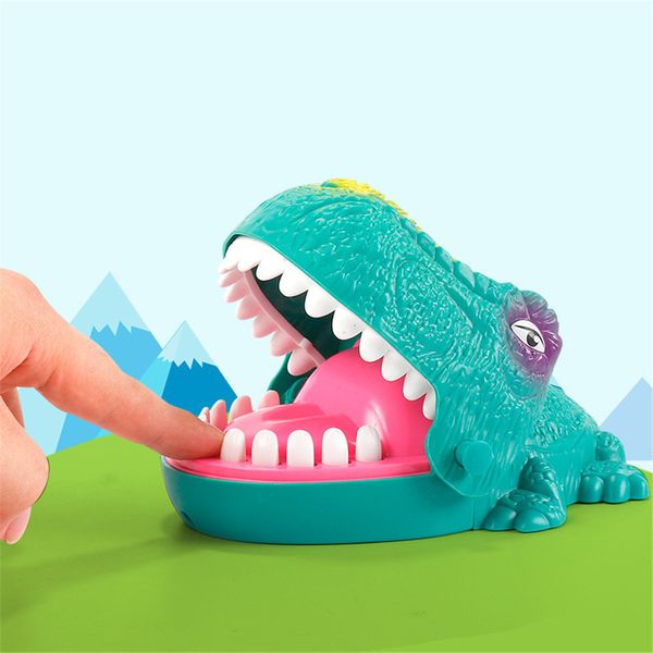 Jeux de société Artisanat Bouche Dentiste Bite Finger Jeu Jouet Drôle Dinosaure Tirant Dents Bar Jeux Jouets Pour Enfants Interactive Nouveauté Gag Trick Blagues 230612