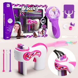 Party Games Speelgoed Kinderen Elektrische Magische Automatische Haarweefmachine Meisje DIY Gevlochten Haarspelden Make-up Accessoires