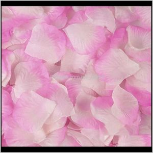Fête jardinpcs à la maison fournitures festives artificielles pétales de rose mariage pétalas coloré fleur de soie aessories fleurs décoratives couronnes drop s.