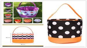 Fête Halloween Bucket Panier à cordon personnalisé Trick ou Treat Pumpkin Tote Sac Kids Gift Candy Sacs pour Kid9339293