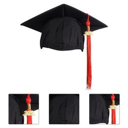 Chapeaux de fête 1pc Graduation Cap Avec 2023 Gland Trancheuse Pour Lycée Et Bachelor