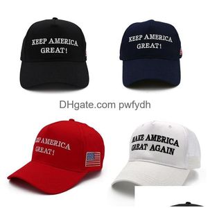 Chapeaux de fête 2024 Keep America American élection Trump Hat Drop Livrot Home Garden Festive Supplies Dhgil