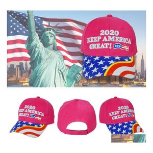 Chapeaux de fête 2024 Trump coton brodé campagne chapeau élection casquette de baseball livraison directe maison jardin fête fournitures DHBDE