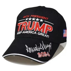 Chapeaux de fête 2024 Trump Hat élection présidentielle américaine casquettes de baseball réglable vitesse rebond coton chapeaux de sport C64 maison jardin Fes Dhrxw