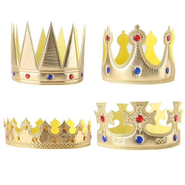 Sombreros de fiesta Sombrero de cumpleaños Princesa Príncipe Corona Feliz cumpleaños Corona Gorra Diadema Fiesta de cumpleaños Vestido de fiesta Suministros Diadema 231027
