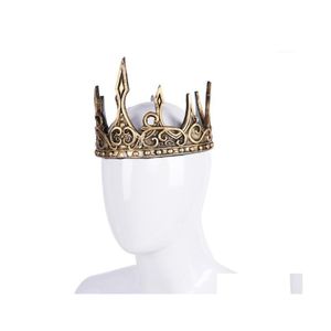 Party Hats Crown Birthday Christmas Decorations For Home Pu Halloween Theatre rekwisieten Kids Gift King Cosplay1 Drop Delivery Garden Fes Dhbyc