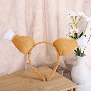 Chapeaux de fête mignon en peluche japonais poulet jambe capuche chapeau en peluche Po accessoires jeu de rôle drôle dinde Thanksgiving bande de cheveux