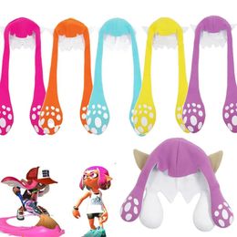 Feesthoeden Game 2 Inkling Squid Cosplay Hoed Winter Bivakmuts Carniva Halloween Party Cap Kostuums Accessoires Volwassen Kinderen Geschenk Prop 231007