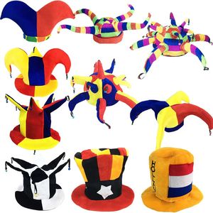 Chapeaux de fête Halloween cosplay fantaisie Clown Chapeau enfants Adulte Fan de Football Bière Carnaval anniversaire Drapeau National chapeau chapeau 231023