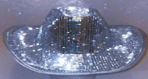 Chapeaux de fête Nouvelle mode ic disco ball de cow-boy festival de glitter en verre miroir pour dj club stage bar danse l2210125063091