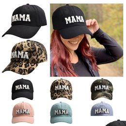 Feestmutsen ouder-kind honkbal cap mama hoed voor vrouwen mini zon vizier jongensmeisjes geborduurde letters gewassen drop levering dhita
