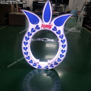 Party LED Oplaadbare clase Azul Tequila -fles Presentator Champagne Light Glorifier Whisky Vodka Tequila Sign Display voor nachtclub trouwevenementen / geen logo