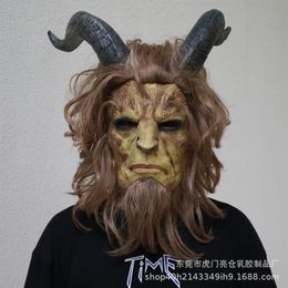 Party Mask Movie and Tv con Beauty Beast para Halloween Role Play Props Animal Lion Headgear322A