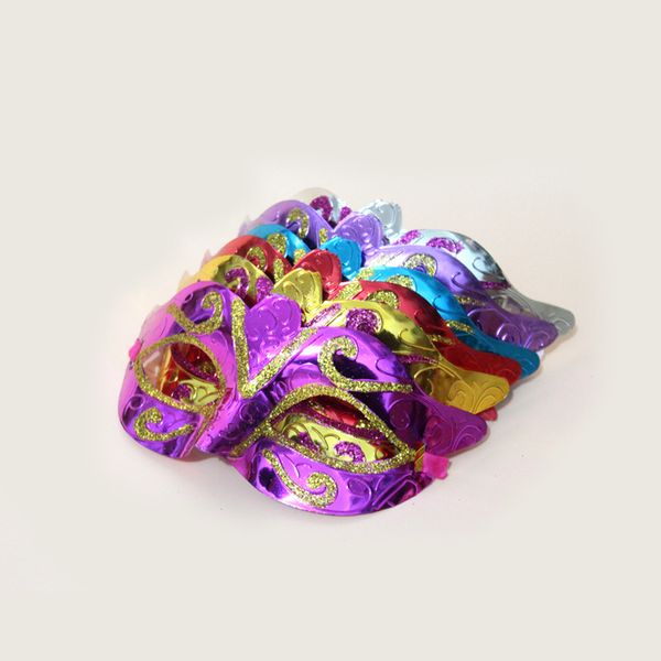 Máscara de fiesta con máscara de brillo dorado Venetian unisex Sparkle Masquerada Venetian Masks Mardi Gras Masks Masquerade Halloween