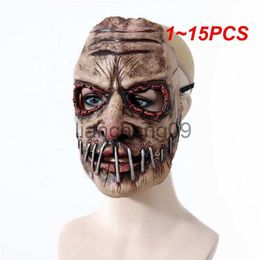 Party Maskers 1 ~ 15PCS Halloween Masker Eng Spookachtig Zacht Horrible Weird Ghost Masker Angstaanjagend Realistisch Ghost Masker Halloween Feestartikelen x0907