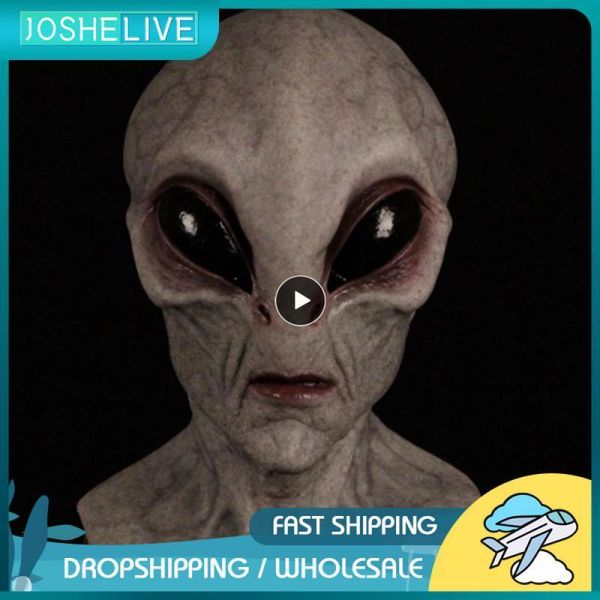 Masques de fête 1 ~ 5PCS Halloween Alien Masque Effrayant Horrible Horreur Alien Supersoft masque Masque Creepy Party Décoration Drôle Cosplay Prop 230820