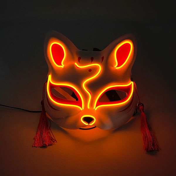 Party Masks 10 Couleurs Choix Lumineux Sexy Chat Masque Festival Décoratif Led Lumière Pour Adultes Femmes Enfants Glowing In The Dark 230607