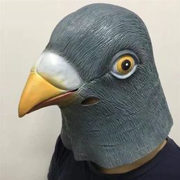 Party Masks 1pc Mask Mask Latex Giant Bird Head Halloween Cosplay Costume Theatre Prop for Birthday Decoration 220826