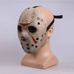 Feestmaskers 1 stks Halloween Mask Black Friday No.13 Jason Voorhees Masquerade volwassen size hars voor volwassen slijtage 230814