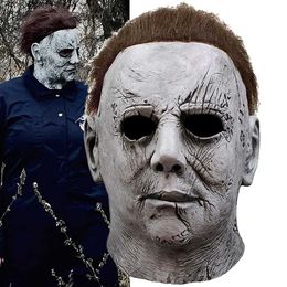 Feestmaskers 2018 Halloween Michael Myers Masker Cosplay Horror Griezelige Demon Bloody Evil Killers Latex Helm Carnaval Maskerade Feestkostuum T231012