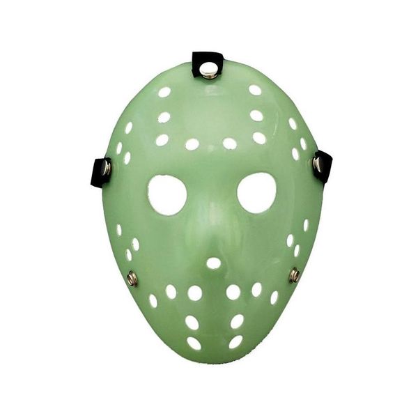 Máscaras de fiesta 20 piezas Máscaras arcaísticas de Jason FL Cara Asesino antiguo Viernes 13 Prop Horror Hockey Disfraz de Halloween Cosplay Película Mas Dhewr