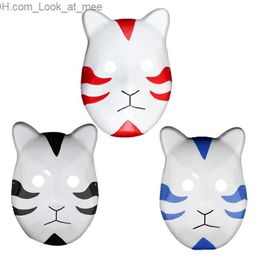 Party Maskers 3 Kleuren Kakashi Anbu Ninja Stijl Masker Fancy Dress Cosplay Accessoires Kostuum Halloween Anime Manga Q231007