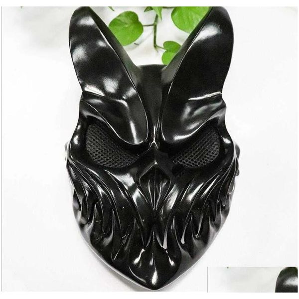 Máscaras de fiesta Juego ajustable Dark Kids Cosplay Máscara Boca Etapa Disfraz de Halloween Cool Play Prop Drop Ship X0803 Entrega Home Garden DH3BC