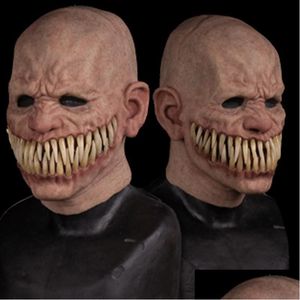 Party Maskers Adt Horror Truc Speelgoed Eng Prop Latex Masker Duivel Gezicht Er Terror Py Bananasplit Voor Halloween Prank Speelgoed Drop Levering Dhmx8