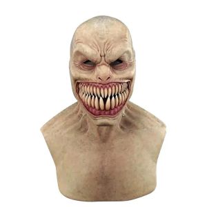 Party Masks Adult Horror Trick Tot Toy Scary Prop Latex Masque Devil Face Cover Terror Blague pratique effrayante pour Halloween Prank Toys Nouveau