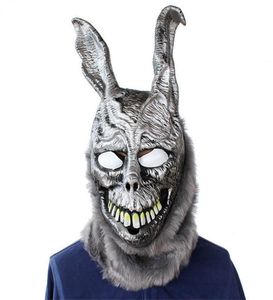 Masques de fête Masque de lapin de dessin animé animal Donnie Darko FRANK Le Costume de lapin Cosplay Halloween Party Maks Fournitures 2208269400724