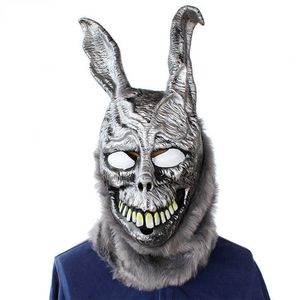 Máscaras de fiesta Animal de dibujos animados Máscara de conejo Donnie Darko FRANK El conejito Disfraz Cosplay Fiesta de Halloween Maks Suministros T220927