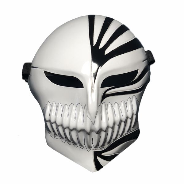 Masques de fête Anime Full Face PVC Kurosaki Ichigo Masque de mort flou Ghost Step Street Dance Halloween Mascarade Cosplay Props 230726