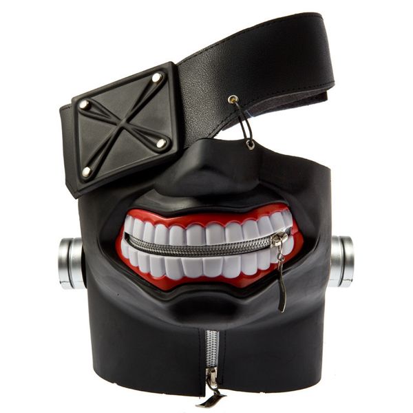 Máscaras de fiesta Anime Tokyo Ghoul Kaneki Ken Cosplay Disfraces Máscara Scary Halloween Masquerade Carnival Festival Decoraciones Stage Props 230705