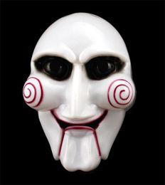 Feestmaskers Aankomst Halloween Cosplay Zaagpop Masker Maskerade Kostuum Billy Jigsaw Props Feestelijke sfeerbenodigdheden1763574