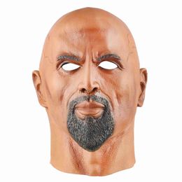 Parti Masques Barbe Réaliste Homme Visage Halloween Mascarade Latex Costume Parti Cosplay Masque Décoratif J230807