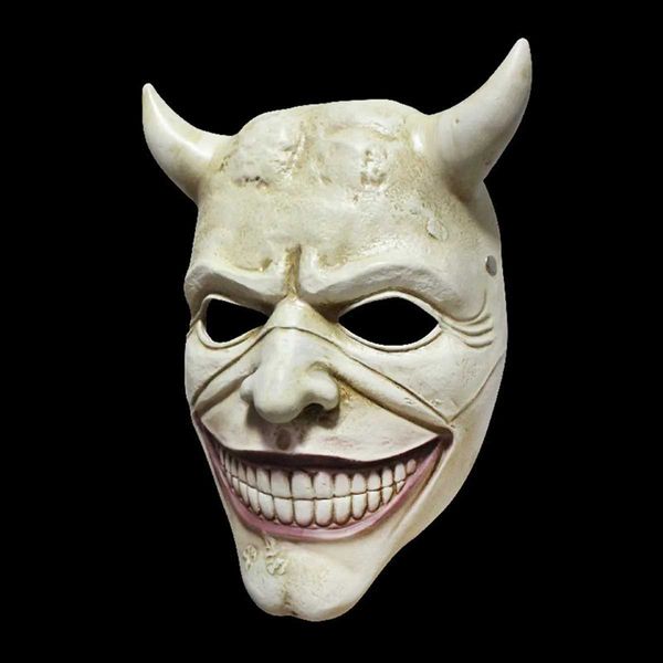 Party Masks Black Mobile Phone Mask Horror Movie Grab Costume de jeu de rôle Halloween Mens Clothing Accesstes Q240508