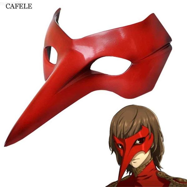 Masques de fête Cafele Persona 5 Ann Takamaki Goro Akechi Reine Ryuji Sakamoto Reine Demi Visage Résine Masque Halloween Cosplay Accessoire L230803